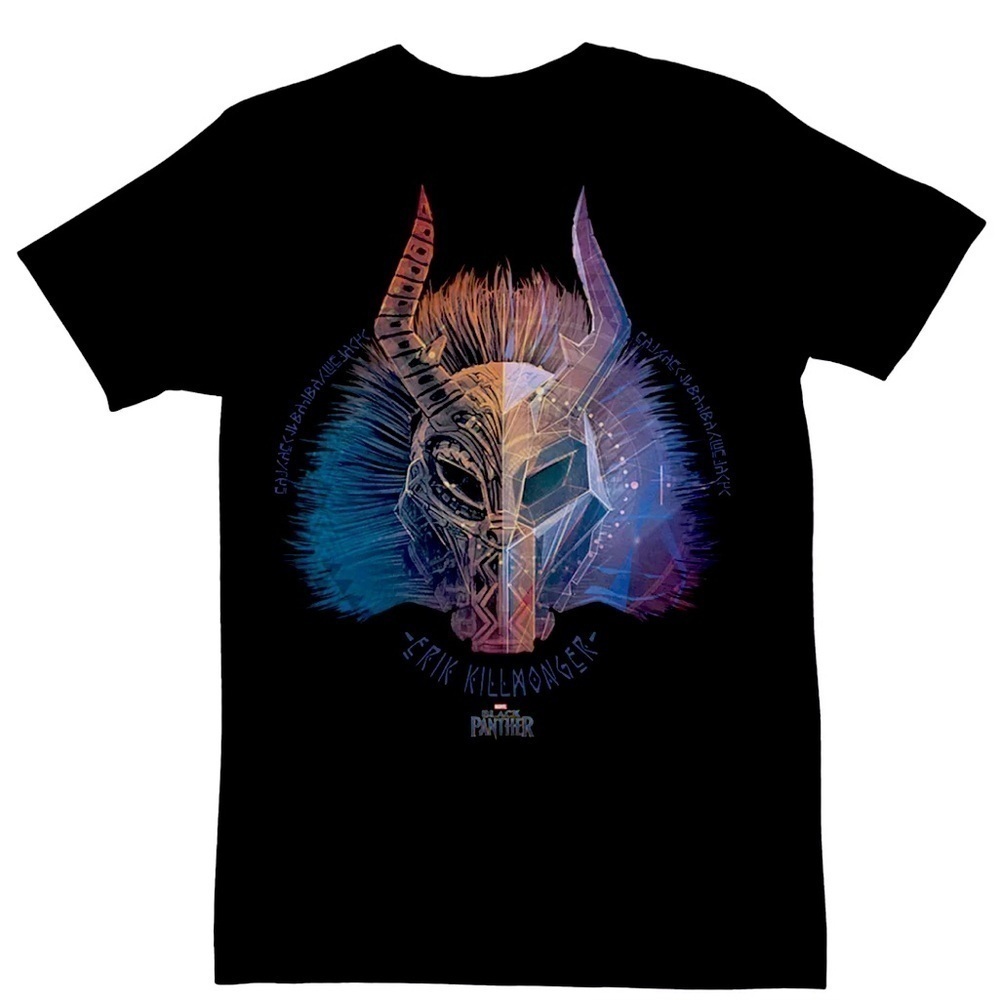 Marvel Black Panther Erik Kilmonger Mask Tee